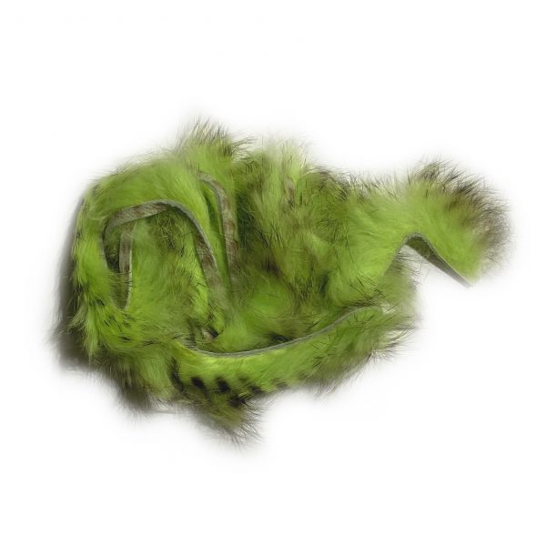 Black Barred Rabbit Strips Chartreuse