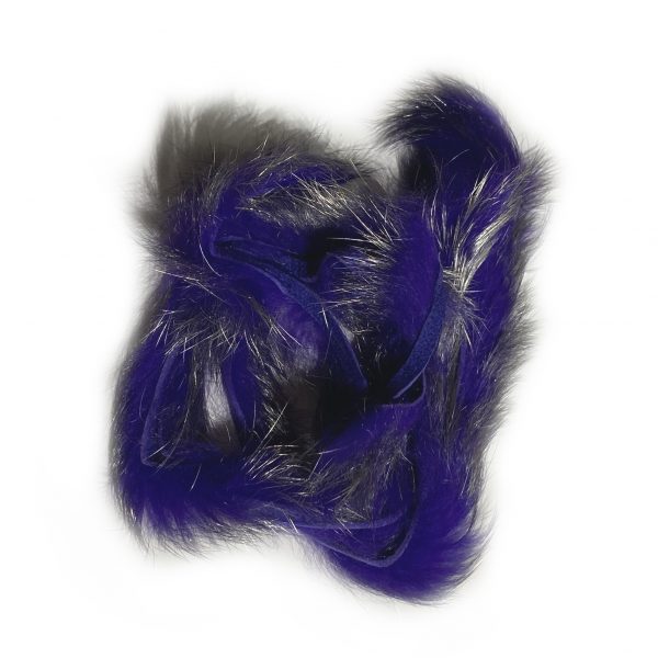 Shimmer Rabbit Strips Purple With Silver Shimmer
