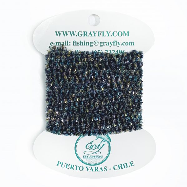 Chenille Negro/Multicolor