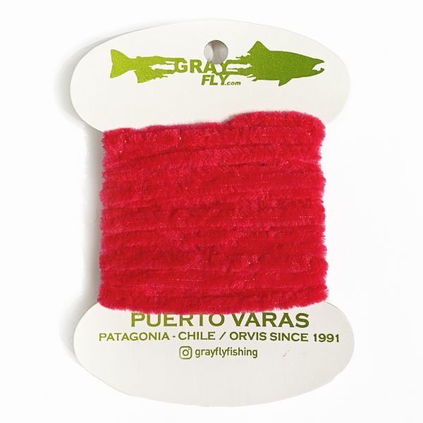 Nylon Chenille Rojo 10