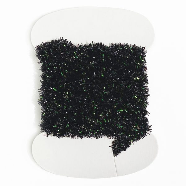 Krystal Chenille Negro/Verde 2