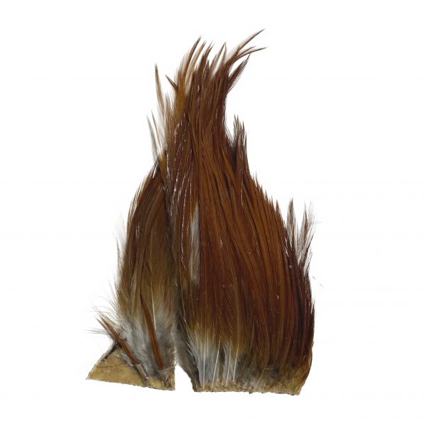 Bugger Hackle Patches Brown