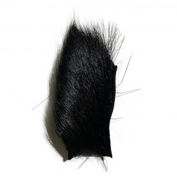 Dyed Black Coastal Deer Hair