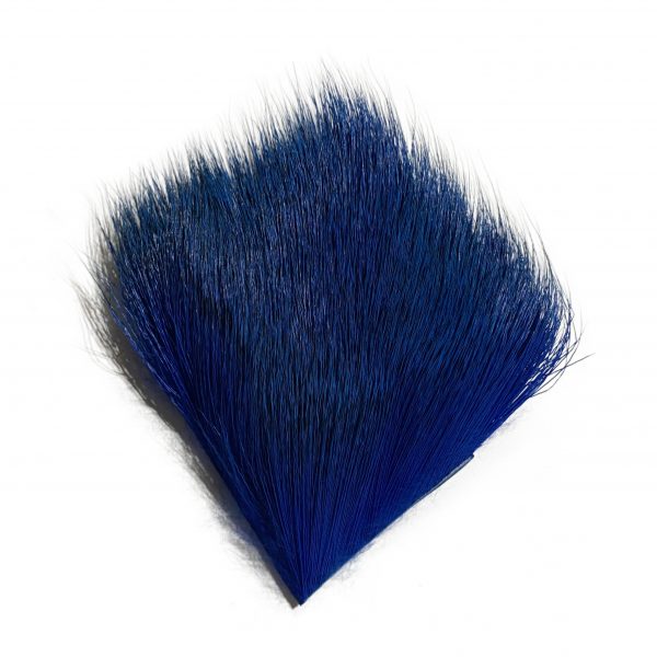 Dyed deer Body hair Blue