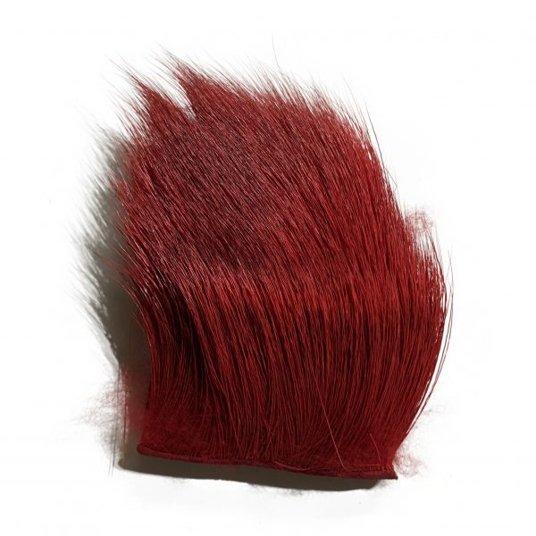 Dyed deer Body Hair Red