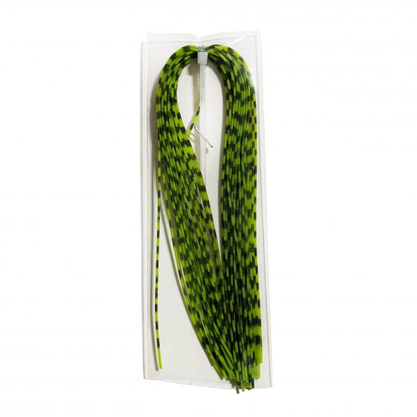 Grizzly Barred Rubber Legs Medium Neon Green