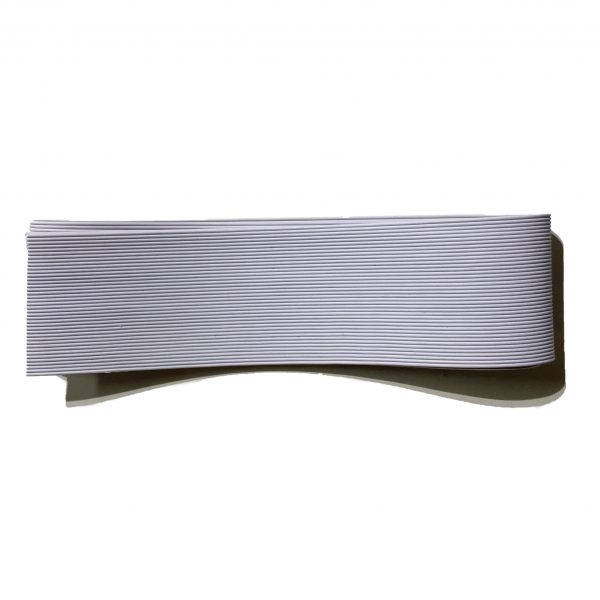 Medium Round Rubber White