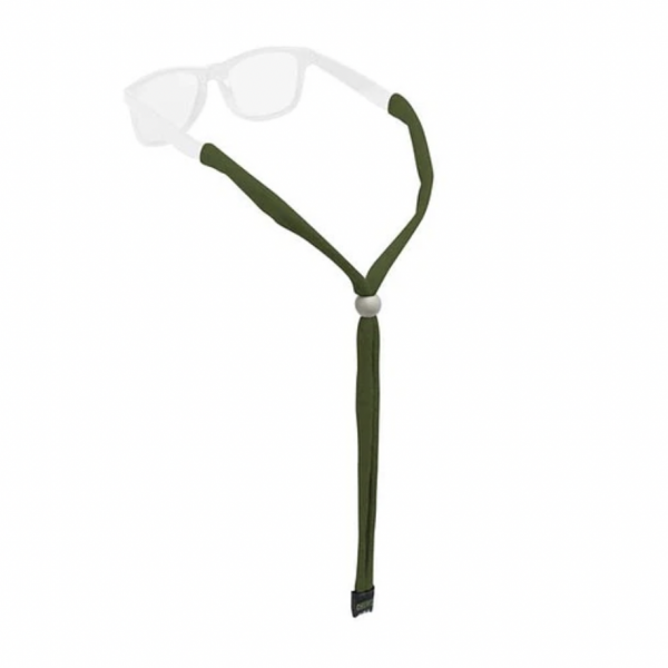 CHUMS | Correa De Lentes De Algodón Reciclado (Dark Green)