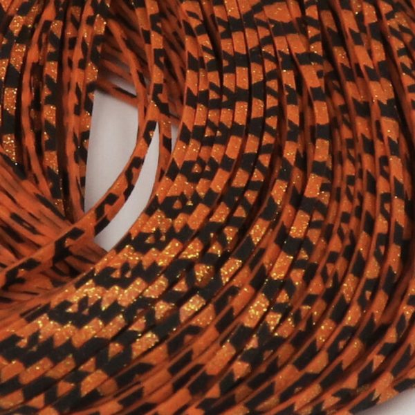 Barred Crazy Legs Orange/Gold Flake