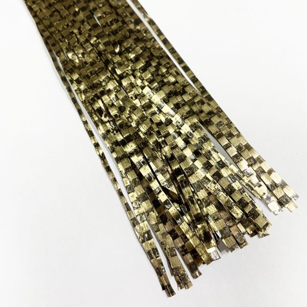 Boothe's Barred Matrix Fly Fiber Black Gold