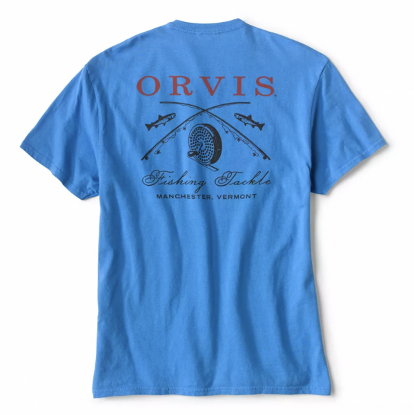 Crossed Rods Vintage Pocket Short-Sleeved T-Shirt