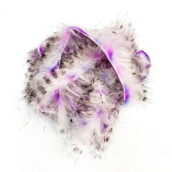 Black Barred Groovy Bunny Strips  Fl. Cerise-Purple-White