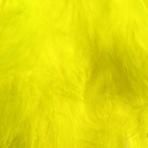 Marabou Blood Quills Fl Yellow #142