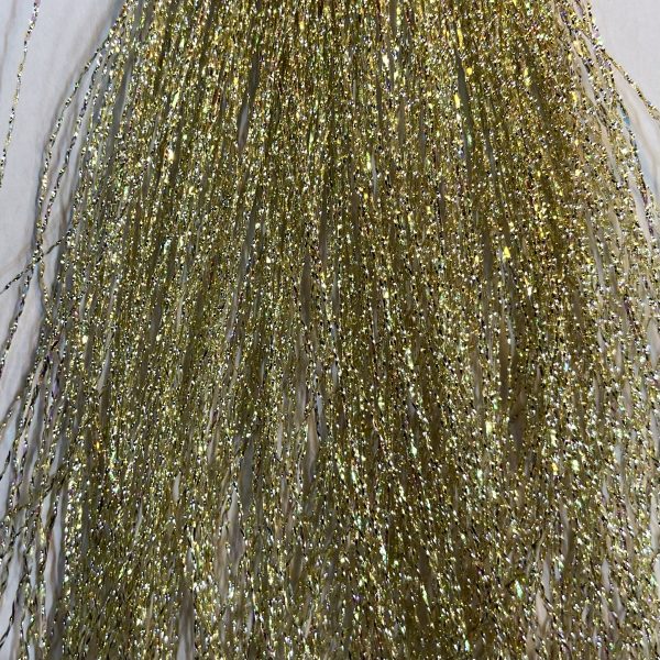 Flashabou Weave #1357 Pearl/Silver/Gold