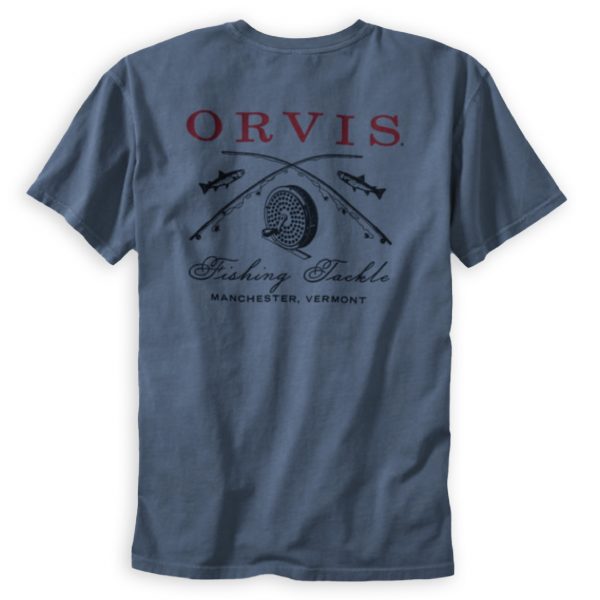 Crossed Rods Vintage Pocket Short-Sleeved T-Shirt