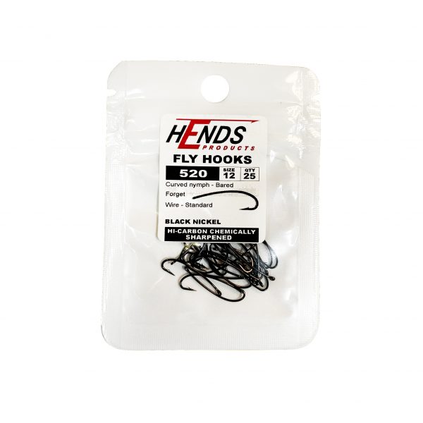 Fly Hooks 520 Curved Nymph - Bared