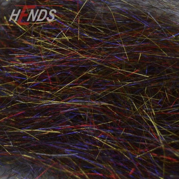 Hends Peacock Hair - Olive/Red/Violet (HPC07)